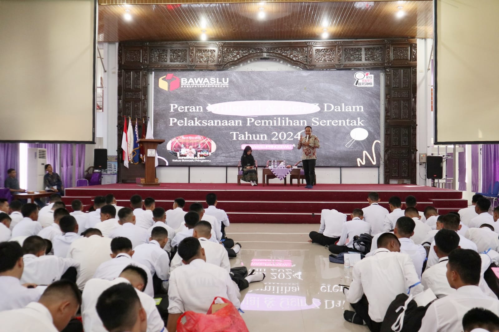 Foto Ketua Bawaslu Pringsewu Ajak Mahasiswa Universitas Aisyah Pringsewu Berperan Aktif Dalam Pengawasan Pemilihan Serentak Tahun 2024