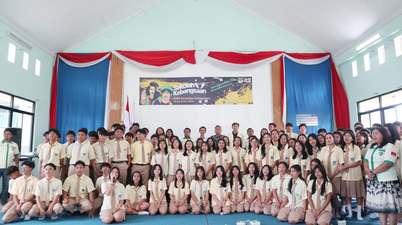 Saring Sebelum Sharing ! Peran Pemilih Pemula Cegah Politik Uang,  Politisasi SARA dan Penyebaran Hoaks