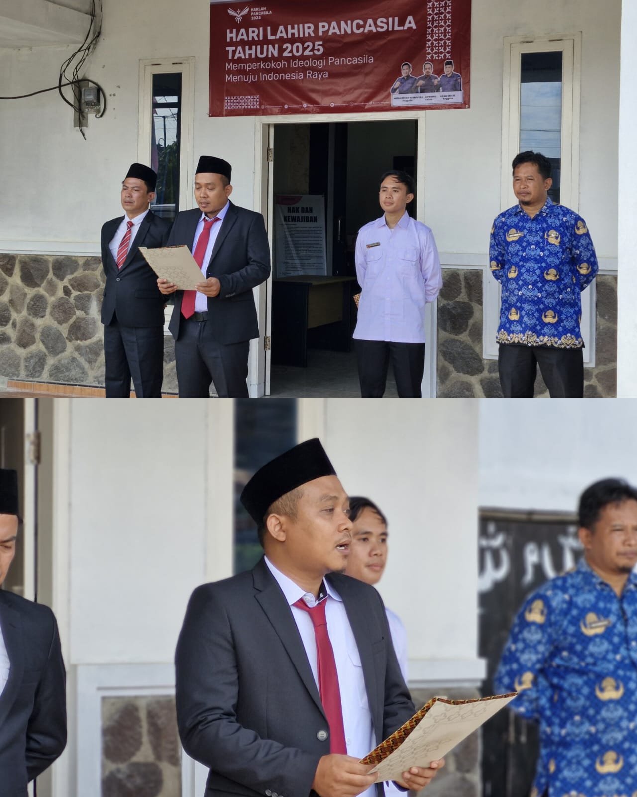 Upacara Hari Lahir Pancasila Tahun 2025 di Sekretariat Bawaslu Kabupaten Pringsewu
