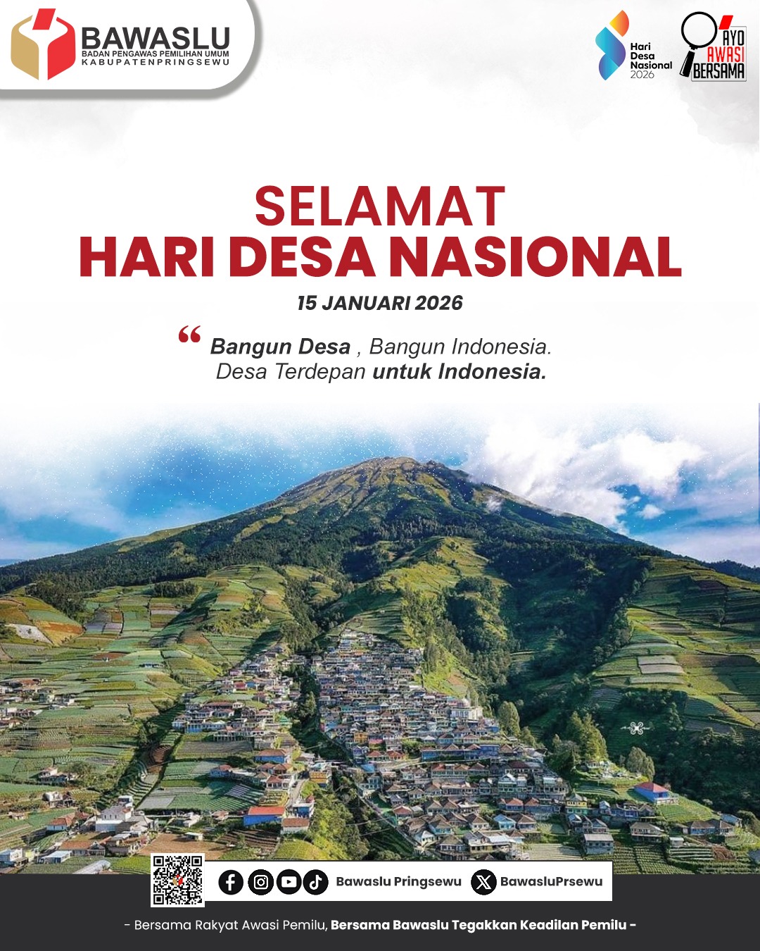 Selamat Hari Desa Nasional 2026: Membangun Demokrasi dari Desa untuk Indonesia