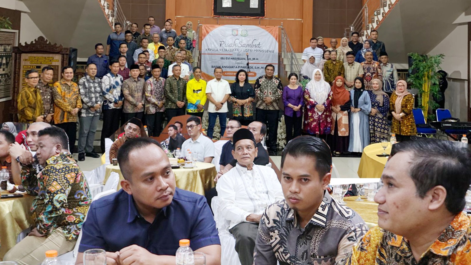 Bawaslu Pringsewu Hadiri Pisah Sambut Kepala Kejaksaan Negeri Pringsewu