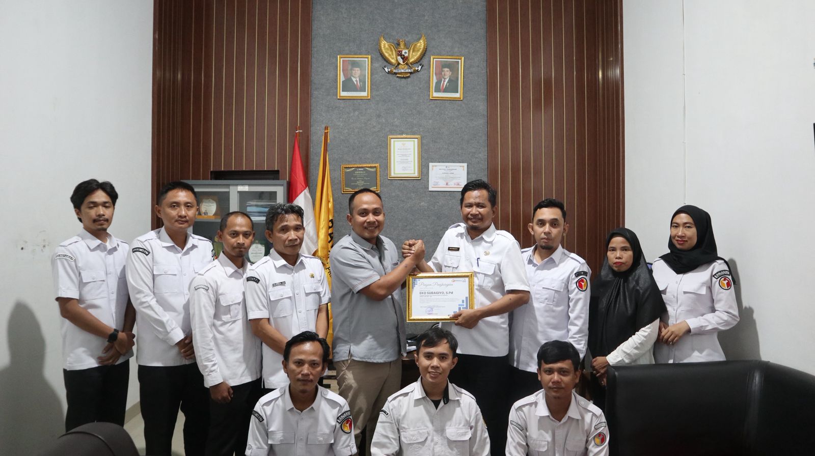 Pisah Sambut Koordinator Sekretariat Bawaslu Kabupaten Pringsewu, Penuh Kenangan dan Semangat Baru