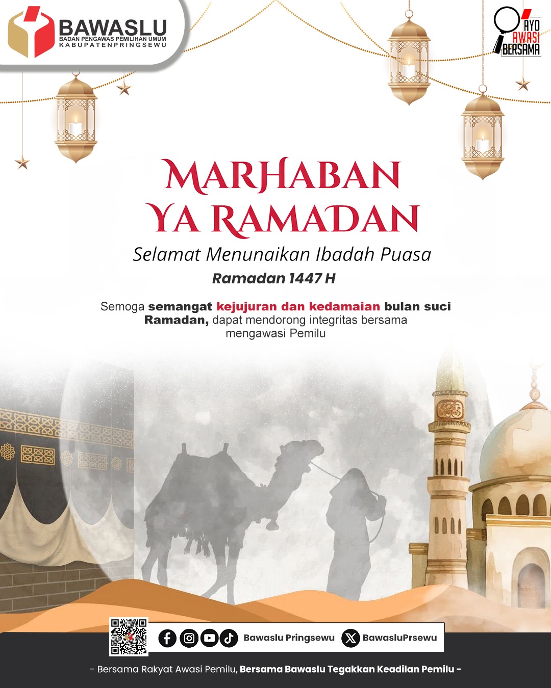 Marhaban Ya Ramadan 1447 H, Selamat Menunaikan Ibadah Puasa