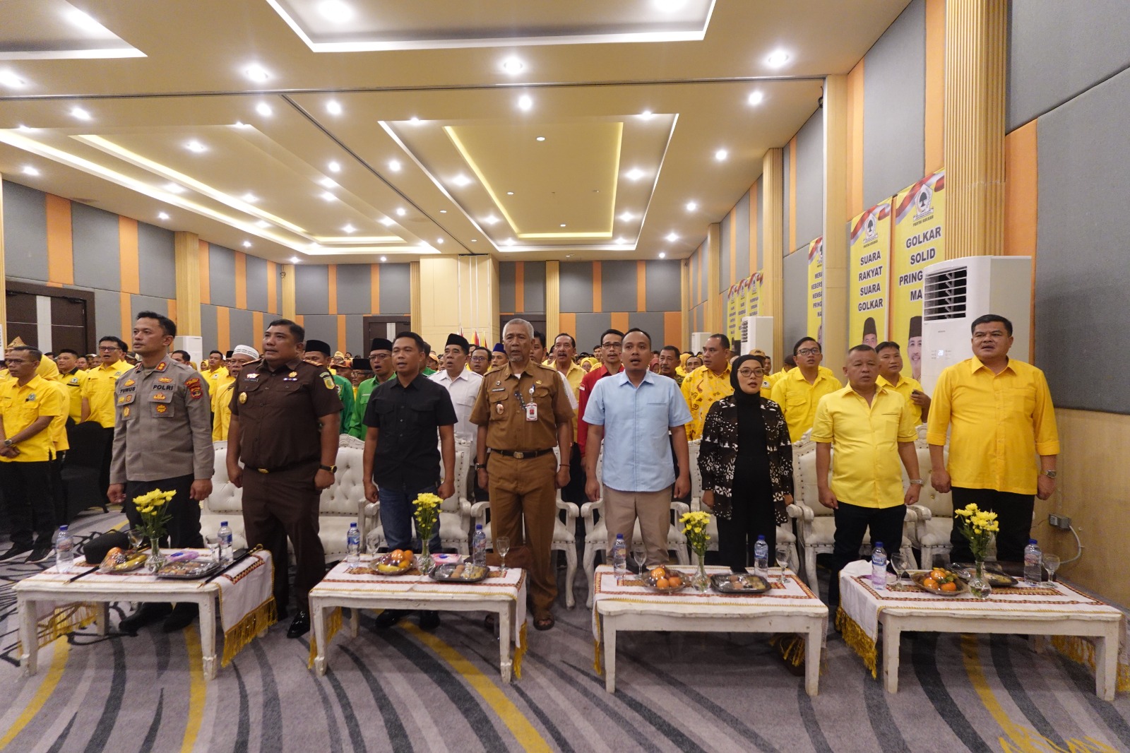 Perkuat Komunikasi Kelembagaan, Bawaslu Pringsewu Hadiri Musyawarah Daerah IV Partai Golkar Kabupaten Pringsewu