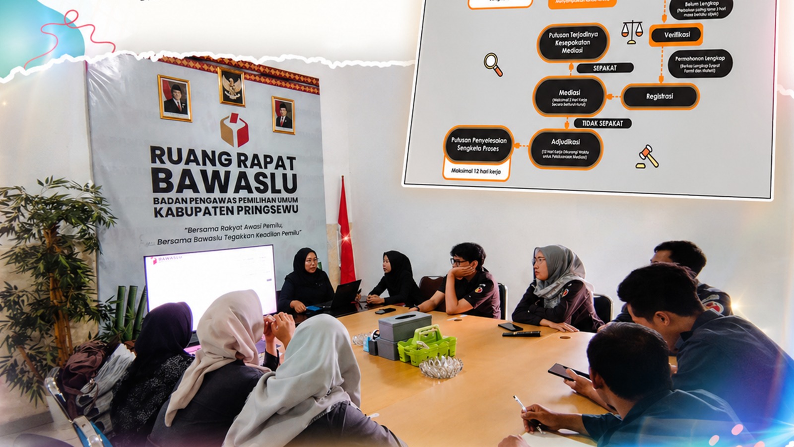 SIAP (Sharing Ilmu Antar Pegawai), Bahas Alur Penyelesaian Sengketa Pemilu/Pemilihan