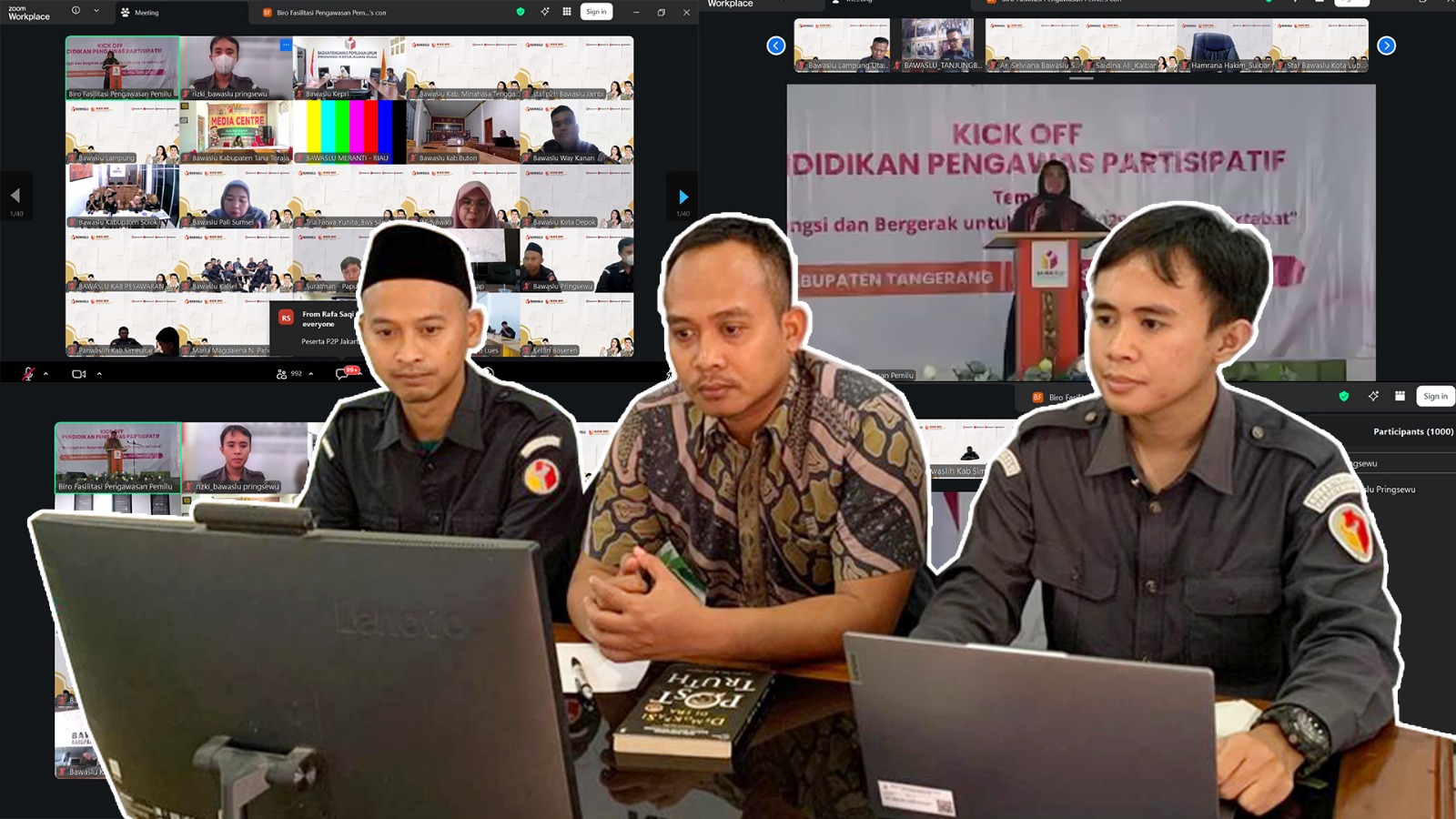 Bawaslu Pringsewu Ikuti Kick Off Pendidikan Pengawas Partisipatif 2026, Perkuat Pengawasan Menuju Pemilu 2029 Bermartabat