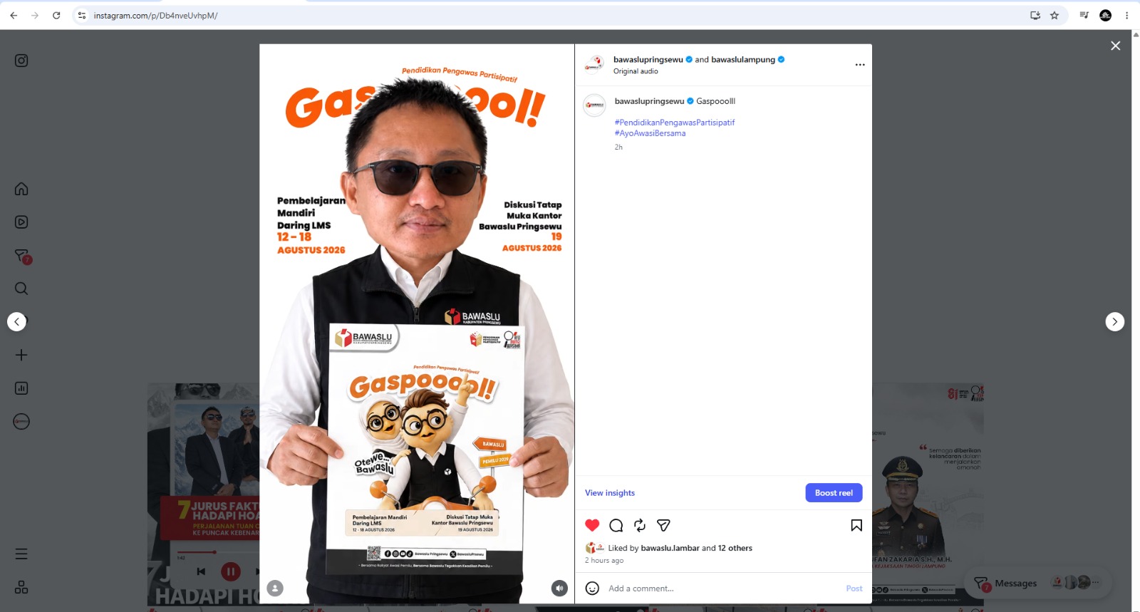 GASPOOOL! Pendidikan Pengawas Partisipatif Menuju Pemilu 2029 Dimulai Besok