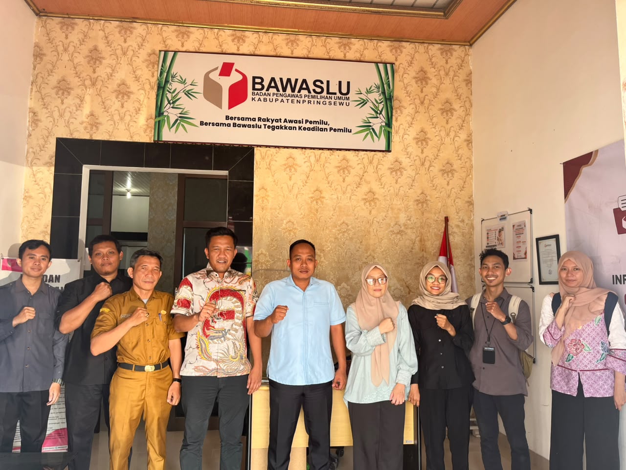 Tim BMN Bawaslu RI Dampingi Percepatan Sertifikasi Tanah Hibah Bawaslu Kabupaten Pringsewu