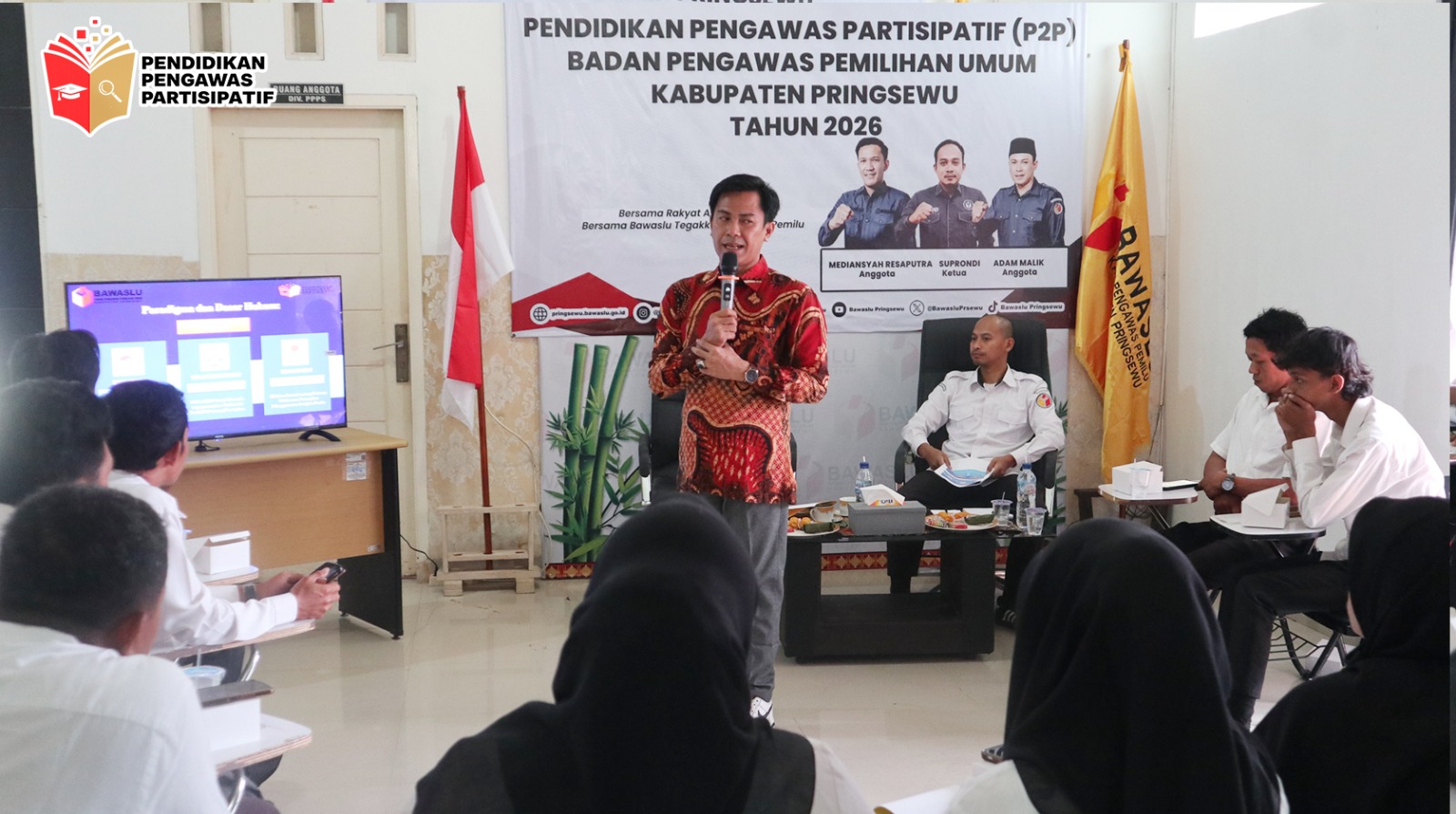 Adam Malik Ajak Peserta P2P Kenali Strategi Pencegahan Pelanggaran dan Bangun Gerakan Pengawasan Partisipatif