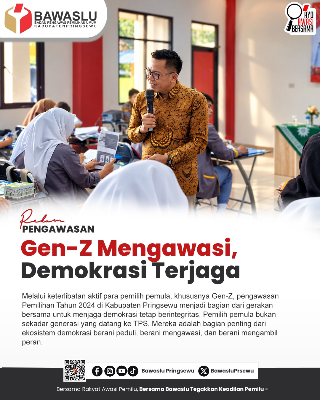 #RekamPengawasan: Gen Z Mengawasi, Demokrasi Terjaga