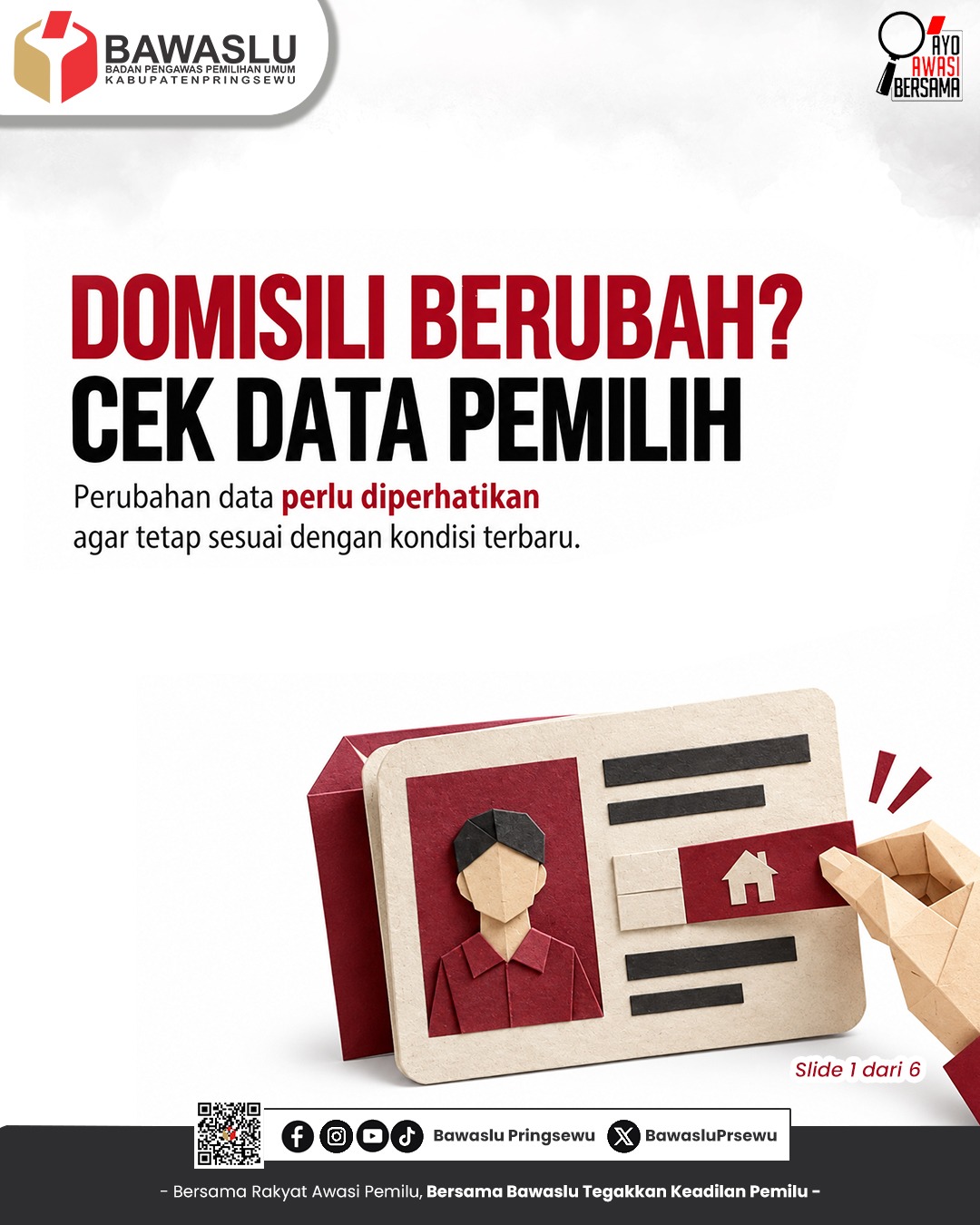Data Kependudukan Berubah? Pastikan Kesesuaiannya dengan Data Pemilih
