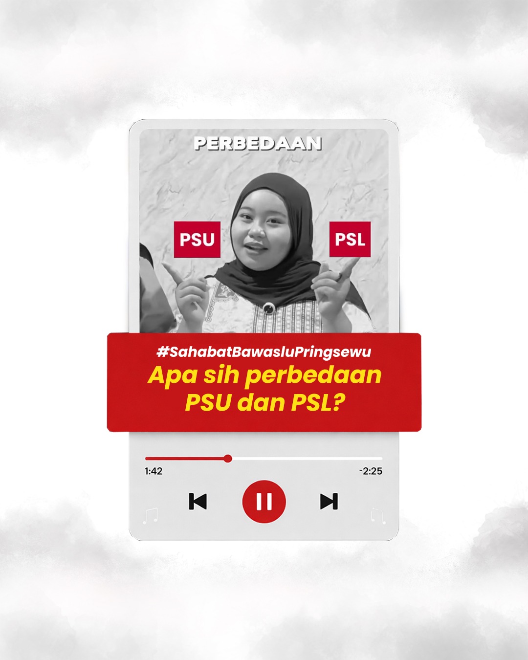 Bawaslu Pringsewu Ajak Masyarakat Kenali Perbedaan PSU dan PSL dalam Pemilu