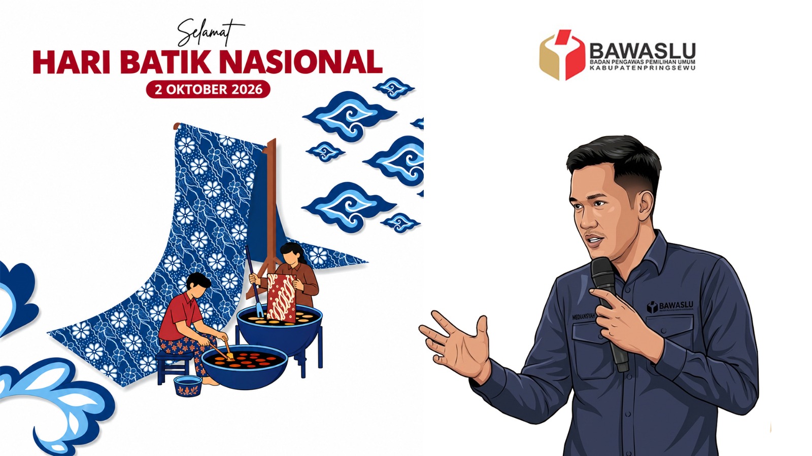 Mediansyah Resaputra: Hari Batik Nasional Momentum Merawat Keberagaman dan Memperkuat Demokrasi