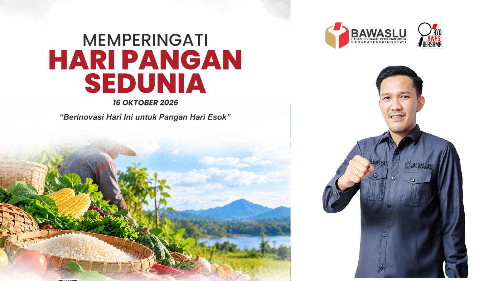 Mediansyah Resaputra Ajak Masyarakat Bangun Kepedulian terhadap Pangan pada Hari Pangan Sedunia 2026