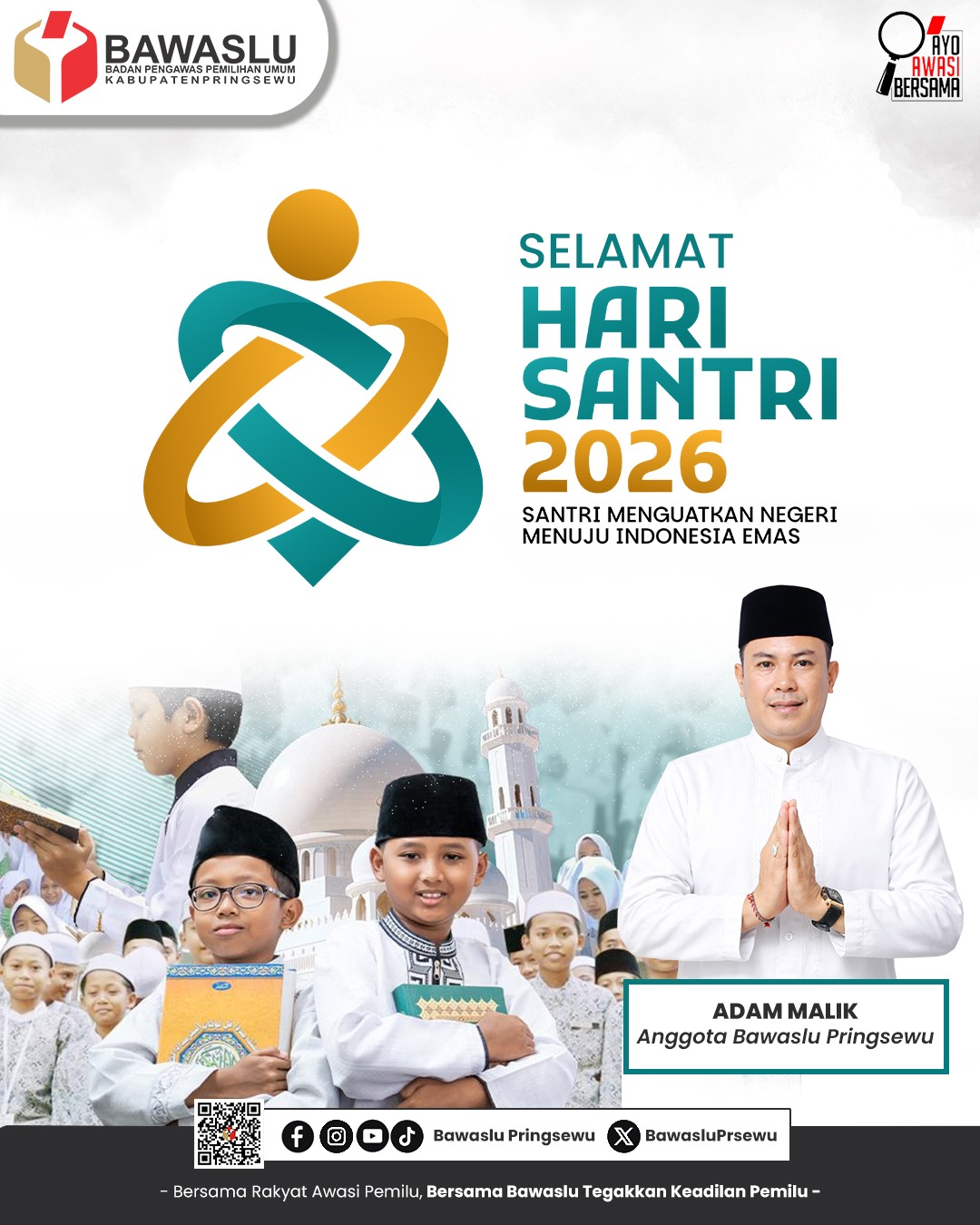 Adam Malik: Nilai Keikhlasan Santri Menjadi Inspirasi untuk Mengabdi kepada Bangsa