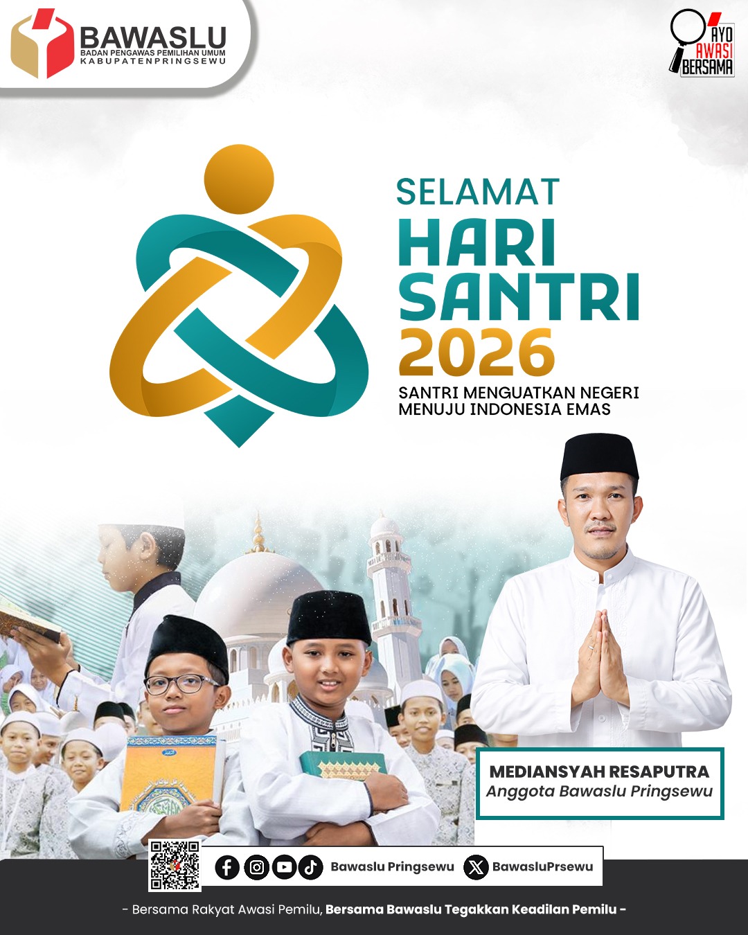 Mediansyah Resaputra: Semangat Santri Mengajarkan Pentingnya Integritas dan Pengabdian