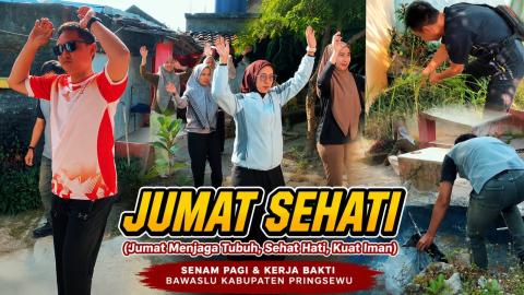 Bawaslu Pringsewu Konsisten Laksanakan Program Jumat Sehati dan Jumpa Berlian