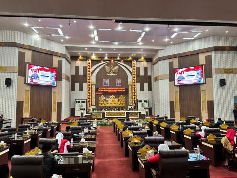 Bawaslu Pringsewu Hadiri Rapat Paripurna Istimewa Pidato Kenegaraan Presiden RI
