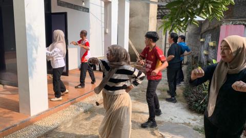 Senam Pagi, Bawaslu Pringsewu Dorong Budaya Kerja Sehat dan Produktif