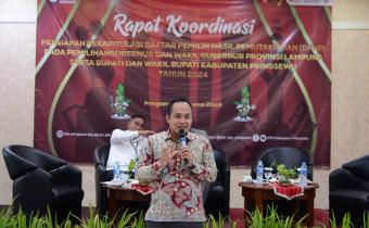 Bawaslu Pringsewu Ingatkan Sanksi Pidana Pemberi Keterangan Tidak Benar Dalam Penyusunan Daftar Pemilih