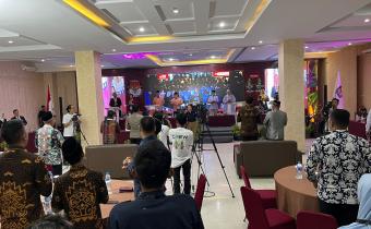 Bawaslu Pringsewu Awasi Pelaksanaan Debat Publik Terbuka Paslon Pilkada 2024