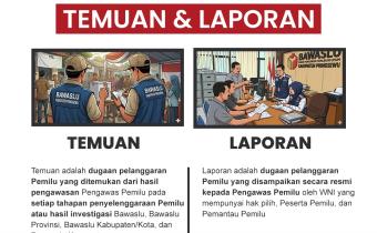 mengenal lebih dekat perbedaan antara Temuan dan Laporan dugaan pelanggaran Pemilu