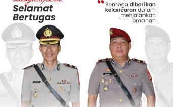 Bawaslu Kabupaten Pringsewu Ucapkan Selamat Bertugas kepada Wakapolres dan Kasat Reskrim Polres Pringsewu