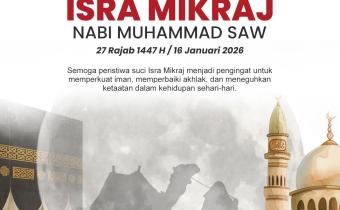 Bawaslu Pringsewu Ucapkan Selamat Memperingati Isra Mikraj Nabi Muhammad SAW 1447 H
