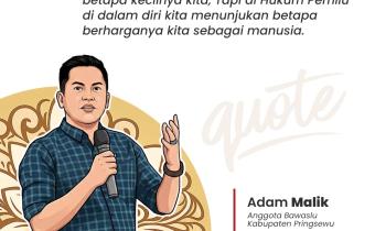 Pesan Awal Tahun 2026: Adam Malik Tekankan Setiap Suara Rakyat Memiliki Nilai Yang Sama Dalam Hukum Pemilu