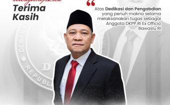 apresiasi setinggi-tingginya serta ucapan terima kasih kepada Bapak Totok Hariyono, S.H.