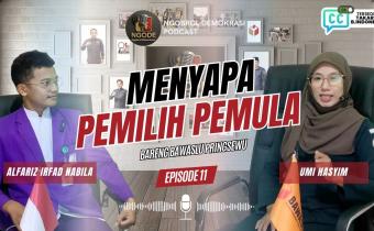 Bawaslu Kabupaten Pringsewu kembali menghadirkan program edukatif NgoDe (Ngobrol Demokrasi) Episode 11 dengan mengangkat tema “Menyapa Pemilih Pemula”