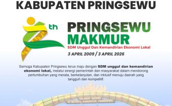 Bawaslu Pringsewu Ucapkan Selamat Hari Jadi ke-17 Kabupaten Pringsewu