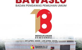 Bawaslu Pringsewu Ucapkan Selamat HUT ke-18 Bawaslu, Tegaskan Komitmen Mengukuhkan Demokrasi