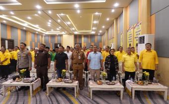 Perkuat Komunikasi Kelembagaan, Bawaslu Pringsewu Hadiri Musyawarah Daerah IV Partai Golkar Kabupaten Pringsewu