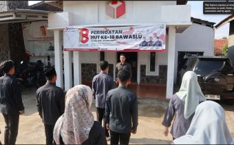 Jaga Kedisiplinan, Bangun Semangat Kebersamaan dan Motivasi Kerja, Bawaslu Pringsewu Gelar Apel Rutin