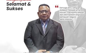 Bawaslu Kabupaten Pringsewu Ucapkan Selamat atas Raihan Gelar Doktor Dr. Yayan Indriana