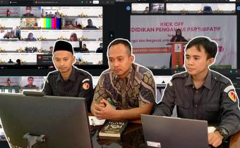 Bawaslu Pringsewu Ikuti Kick Off Pendidikan Pengawas Partisipatif 2026, Perkuat Pengawasan Menuju Pemilu 2029 Bermartabat