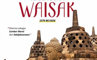 Bawaslu Kabupaten Pringsewu Ucapkan Selamat Hari Raya Waisak 2570 BE