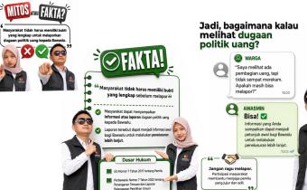 Mitos atau Fakta? Masyarakat Tidak Harus Memiliki Bukti Lengkap untuk Melaporkan Dugaan Politik Uang