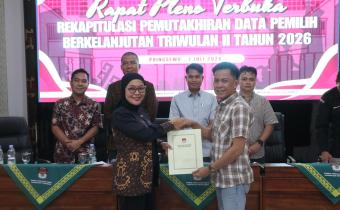 Pengawasan Rapat Pleno Terbuka PDPB Triwulan II, Bawaslu Pringsewu Sampaikan Sejumlah Rekomendasi