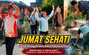 Bawaslu Pringsewu Konsisten Laksanakan Program Jumat Sehati dan Jumpa Berlian