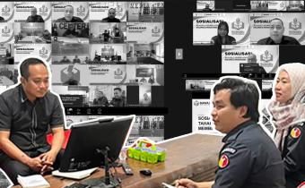 Perkuat Kapasitas SDM, Bawaslu Kabupaten Pringsewu Ikuti Sosialisasi Program Bawaslu Membelajarkan Volume 2