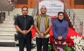 Perkuat Sinergi Antar Lembaga, Bawaslu Pringsewu Hadiri Pisah Sambut Kapolres