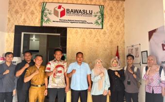 Tim BMN Bawaslu RI Dampingi Percepatan Sertifikasi Tanah Hibah Bawaslu Kabupaten Pringsewu