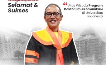 Bawaslu Pringsewu Ucapkan Selamat atas Kelulusan Doktor Ilmu Komunikasi Sekjen Bawaslu RI