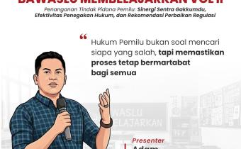 Adam Malik: Hukum Pemilu Bukan Soal Mencari Siapa yang Salah, tetapi Memastikan Proses Tetap Bermartabat