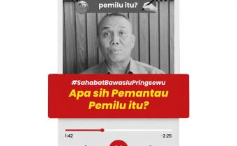 Kenali Pemantau Pemilu, Bawaslu Pringsewu Ajak Masyarakat Ikut Awasi Demokrasi