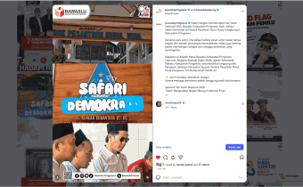 Bawaslu Pringsewu Gelar Safari Demokrasi di Pondok Pesantren Nurul Huda Peringati Hari Santri Nasional 2026