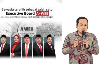 Ketua Bawaslu Pringsewu Suprondi Ucapkan Selamat atas Bergabungnya Bawaslu RI dalam Executive Board A-WEB