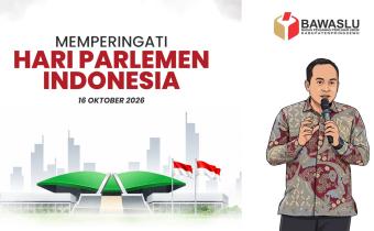 Ketua Bawaslu Pringsewu Suprondi Ajak Masyarakat Perkuat Demokrasi pada Hari Parlemen Indonesia
